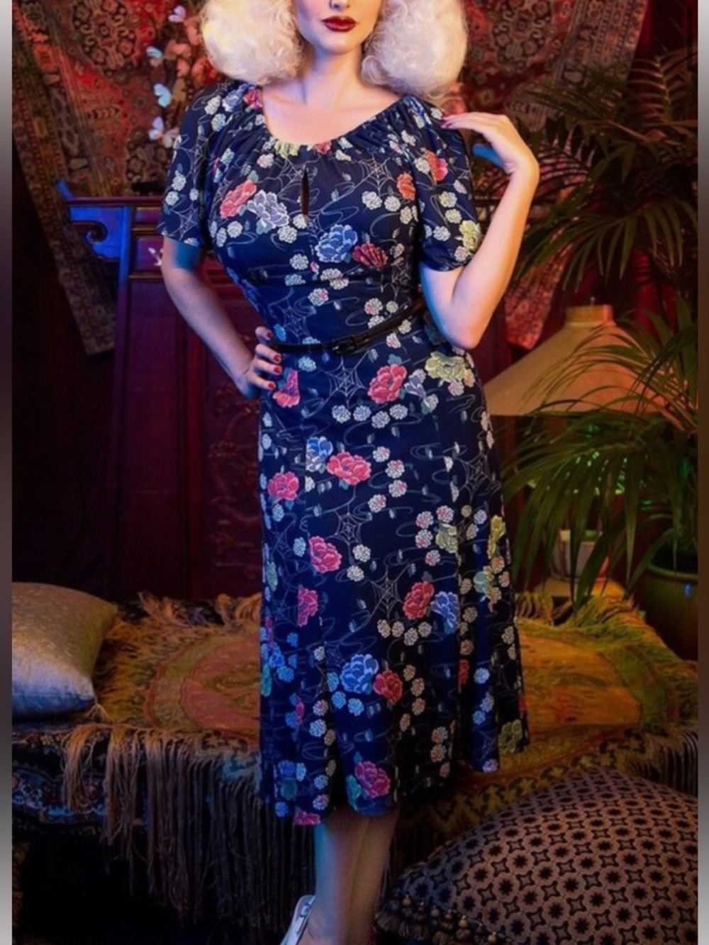 M NWT PUG Butterfly Dress in Spiderwebs - Picture 5 of 5